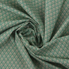 LACEFIELD DESIGNS CALAIS TURQUOISE BLUE GEOMETRIC PALM FABRIC BY YARD 54″W