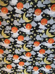 Westminster Fibers ” PUMPKINS GHOST MOON STARS” VTG RARE SZ 25″X44″ NEW