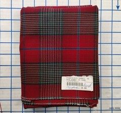 Vintage Pendleton 100% Wool Plaid Fabric Remnant – 60″ Wide x 1 3/8 Yards