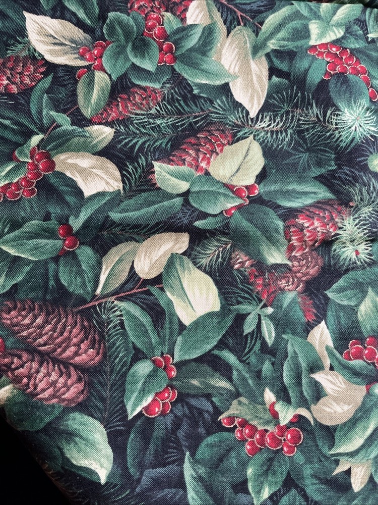 1 yd cut – Evergreen Pinecone Holy Forest Cotton Print – Hobby Lobby