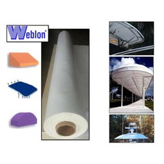 15 YD Lots WEBLON Awning Marine Canopy Vinyl Fabric Sail White Outdoor 62″