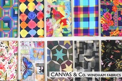 Color Burst Canvas in Navy | Canvas & Co. | Windham