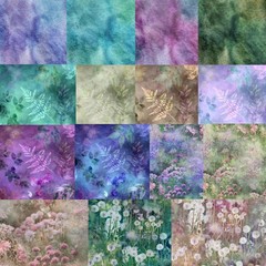 Hoffman – Dandelion Wishes – Fern And Foliage – Marsala, Fabric BTY
