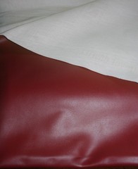 New Soft Faux Leather Vinyl Material Upholstery Brick red 34″ x 2 yds