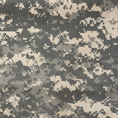 ACU Digital Waterproof Coated Outdoor Camouflage Fabric 7/8 Yd x 64″