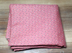 Cotton Sewing Fabric Pink Mauve Tiny Floral Print 1.5 yd x 44″