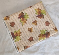 Cranston Quilt Fabric BE THANKFUL Fall Autumn Leaves Gooseberry Patch 44″ x 2Yds