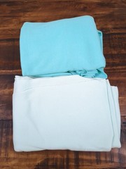 Lot of Fabric, Shades of Green, solid color, 1lb 6oz