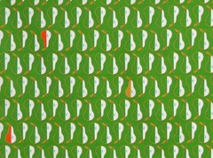 2 Yards, Christmas 100% Cotton Fabric: Dantini 12 Days of Christmas, PEARS