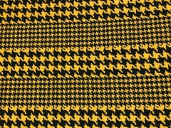 Liverpool Fabric-Black Mustard Double Size Houndstooth-LVPR358-Sold