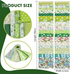 Jelly Roll Fabric 40 Pcs 2.5 x 20 Inch 100% Cotton Quilting Fabrics Strip Ass…