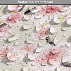 East Fabric by the Yard, Japanese Flowering Cherry Blossom Symbolic Coming of Sp