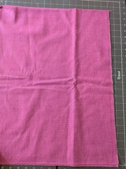 Cotton Linen/Poly Blend (Linen Look) Slub – Orchid – 3.1yds, 44in Width