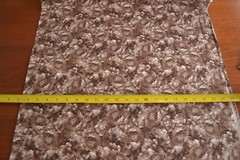 By 1/2 Yd, Tan & Brown Packed Floral Quilt Cotton, RJR/Flourish/Beaves, B252