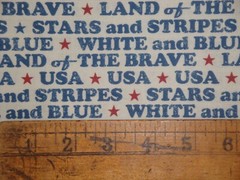 Land Of The Brave Combed Cotton Digitally Printed Patriotic Americana Fabric