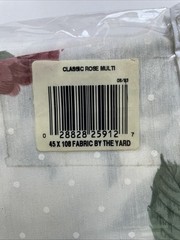 Vintage fabric Country Inn by Stevens prepackaged fabric 3 @ 45 x 108 & valance