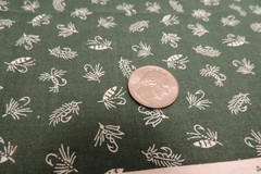 Vtg 1980s Trout Fly Fish Fabric Panel Cranston Print Works + Matching yardage