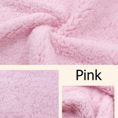 1M Polyester Sherpa Berber Fleece Fabric Faux Fur Lining Cloth Plain Soft Winter