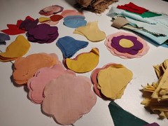 Solid Color Scrap Fabric Small Pieces + Strips Quilting Applique – 1 1/2 Pounds