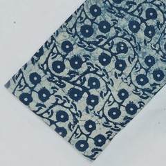 1 Yard Hand Block Floral Print Fabric Natural Cotton Indian Sanganeri Fabric
