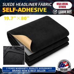 Suede Headliner Fabric Interior Repair Adhwsive Roof Damaged/Replace 19.7*80″