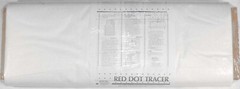 Red Dot Tracer Tracing 46in White Material Fabric by the Yard (D270.17)