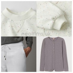 Rib Knit Ribbing Fabric,Apparel or Trim Cuffs,Waistbands,Cotton Spandex Stretch