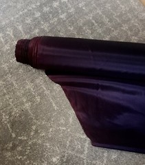 5 Yards-VERY DARK NAVY BLUE Light Weight Silky Acetate Solid Fabric and Lining
