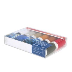 Gutermann Thread Set: Denim: 12 x 100m: Assorted Shades Multicoloured