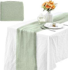 Boao Halloween Cheese cloth 35.43 x 393.7 393 x 35.4 (Rectangular), Green