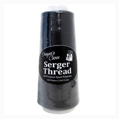Set of 12 Black & White Serger Thread Spools for Quilting Small, White,