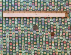 Fabric Traditions #2482 – Green Gardening Blocks – Cotton – 1996 – 1+11/12 Yds
