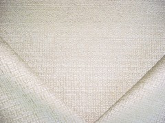 2-3/8Y Pollack 4180 Glimpse Shell Metallic Silver Faux Silk Upholstery Fabric