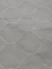 3 Pieces of Quilted Fabric Nylon Backed Pink Lavender Green .25 yd each x 25″
