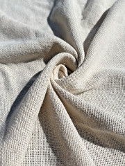 Heavy Weight Organic Cotton Open Weave Fabric By 2 Yards,Undyed, Wide Width