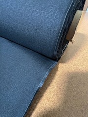 Black Aramid Ripstop Fabric 60” Wide Flame Resistant Material (1 Yard)