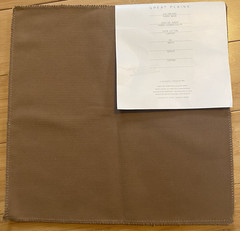 Holly Hunt Big Dreams Velvet 100% Cotton 1605/08 Agent Fabric 11.5×11.5″ Brown