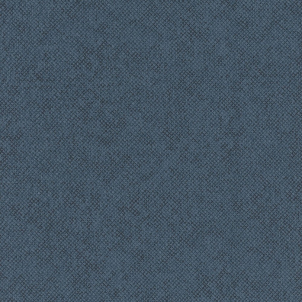 Patchwork Sewing Quilting Fabric Weave Texture Blue Stone 50x55cm FQ