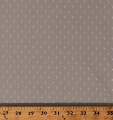 Point D’esprit White Dotted Mesh 1-Way Stretch 66″ Fabric by the Yard D162.30