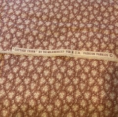 Cottage Charm Thimbleberries RJR Dusty Rose Pink Cotton Fabric 1 Yard