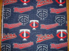 MLB Minnesota Twins Baseball Cotton Quilt Fabric BTHY