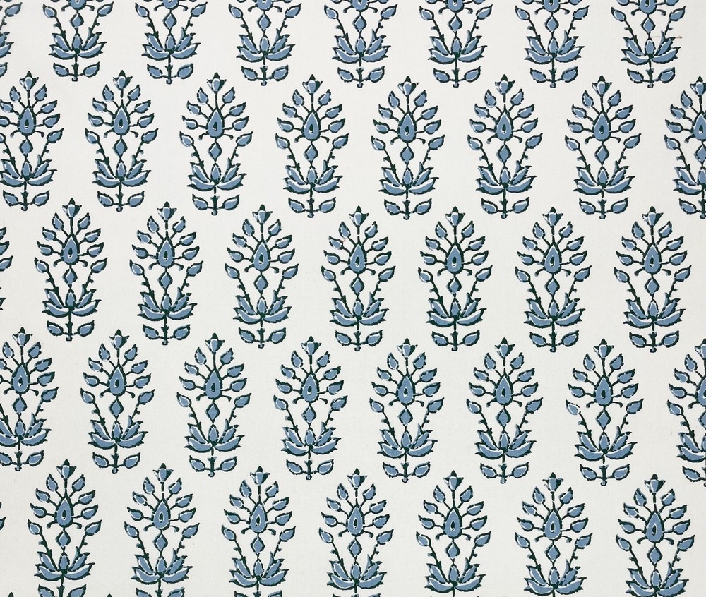 BALLARD DESIGNS ANNIE CORNFLOWER BLUE FLORAL MULTIPURPOSE FABRIC BY YARD 54″W