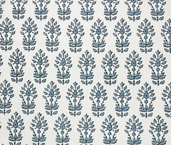 BALLARD DESIGNS ANNIE CORNFLOWER BLUE FLORAL MULTIPURPOSE FABRIC BY YARD 54″W