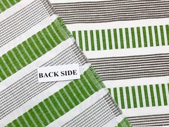 BALLARD DESIGNS HENLEY LEAF SUNBRELLA PERFORMANCE STRIPED FABRIC 2.75 YARD 54″W