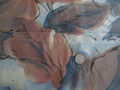 4310. Mill Creek Fabrics MOD LEAF DESIGN Cotton FABRIC – 42-1/2″ x 5-7/8 yds.