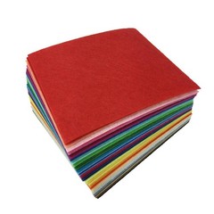 16PCS 8 x 12 inches (20 x 30cm) Assorted Color Felt Fabric Sheets Patchwork S…