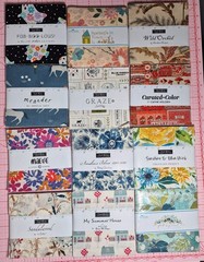 Lot of 12 Charm Packs New Moda & Riley Blake