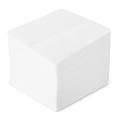 300 Pcs 4 X 4 Inches Cotton Fabric Squares White Solid Colors Quilting Fabric
