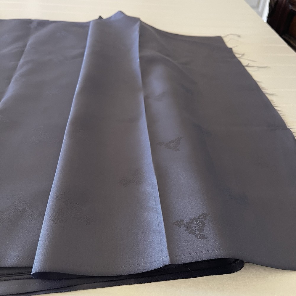 SILK GRAY FABRIC 6 Yards x 22 Inches Wide or 216 Inches x 22 Wide