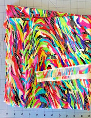 Spandex Fabric 4-Way Stretch Bright Multicolored Swirl Pattern – 1 yd